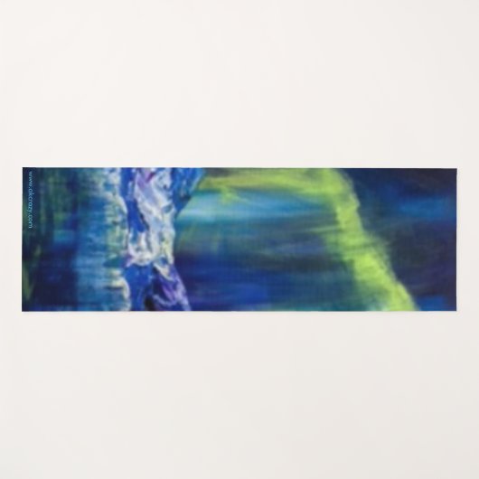 Alaskan Glacial Reflections Yoga Mat (Voorkant (horizontaal))