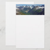 Alaskan Glacier-Carved Valley Briefpapier (Voorkant / Achterkant)