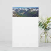 Alaskan Glacier-Carved Valley Briefpapier (Staand voorkant)
