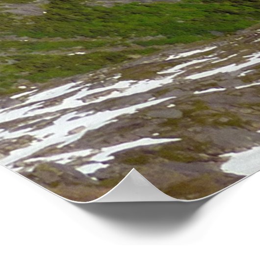 Alaskan Glacier-Carved Valley Poster (Hoek)