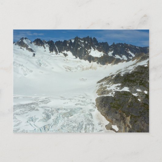 Alaskan Glacier Schilderachtig Reislandschap Briefkaart (Voorkant)