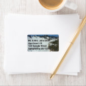 Alaskan Glacier Schilderachtig Reislandschap Etiket (Insitu)