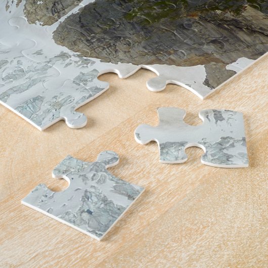 Alaskan Glacier Schilderachtig Reislandschap Legpuzzel (Zijkant)