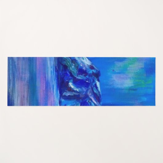 Alaskan Glacier Yoga Mat (Voorkant (horizontaal))