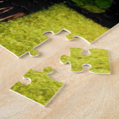 Alaskan Grizzly Beer en Green Aurora Borealis Legpuzzel (Zijkant)