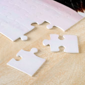 Alaskan Grizzly Beer en Roze Aurora Borealis Legpuzzel (Zijkant)