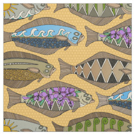 Alaskan halibut sungold stof