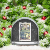 Alaskan Highway 1942 Stamp Historical WWII Route Sneeuwbol (Kerstmis)