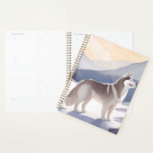 Alaskan Husky | Dog Mountain Aquarel Planner (Display)