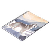 Alaskan Husky | Dog Mountain Watercolor Notitieboek (Linkerzijde)