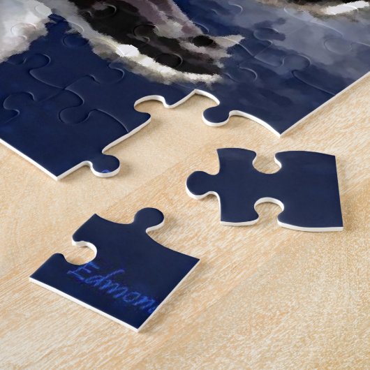 Alaskan Husky Legpuzzel (Zijkant)