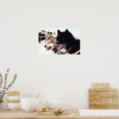 Alaskan Husky Love Poster (Keuken)