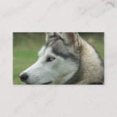Alaskan Husky Visitekaartje (Achterkant)