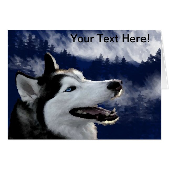 Alaskan Huskys (Voorkant Horizontaal)