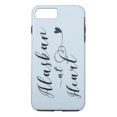 Alaskan in de telefooncel van het hart Case-Mate iPhone case (Achterkant)