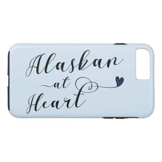 Alaskan in de telefooncel van het hart Case-Mate iPhone case (Achterkant (Horizontaal))