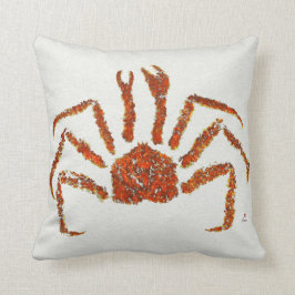 Alaskan King Crab - Poly 16 inch x 16 inch Pillow Kussen
