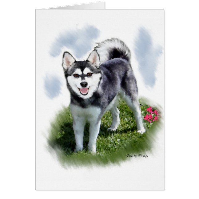 Alaskan Klee Kai Art (Voorkant)