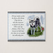 Alaskan Klee Kai Art Legpuzzel (Horizontaal)