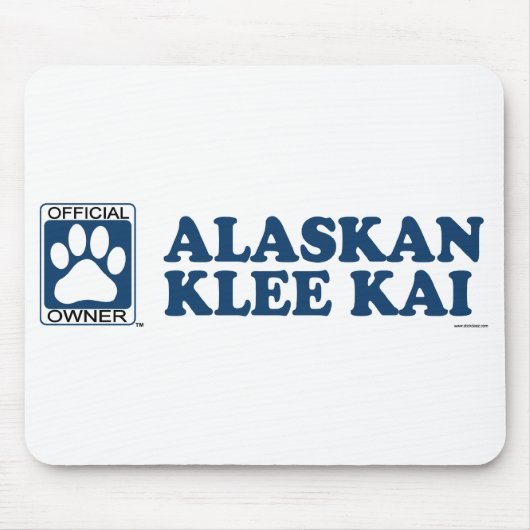 Alaskan Klee Kai Blue Muismat (Voorkant)