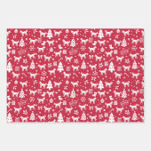 Alaskan Klee Kai Christmas Inpakpapier Vel (Voorkant 3)