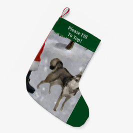 Alaskan Klee Kai Christmas Kleine Kerstsok