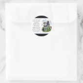 Alaskan Klee Kai Gifts Ronde Sticker (Tas)