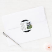 Alaskan Klee Kai Gifts Ronde Sticker (Envelop)