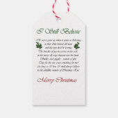 Alaskan Klee Kai kerstcadeaus Cadeaulabel (Achterkant)