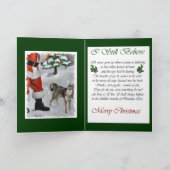 Alaskan Klee Kai kerstcadeaus Feestdagen Kaart (Binnen)
