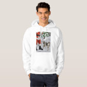 Alaskan Klee Kai kerstcadeaus Hoodie (Voorkant volledig)