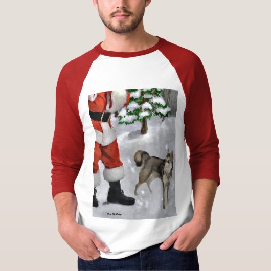 Alaskan Klee Kai kerstcadeaus T-shirt (Voorkant)