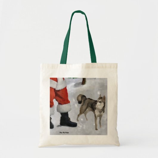 Alaskan Klee Kai Kerstcadeaus Tote Bag (Voorkant)