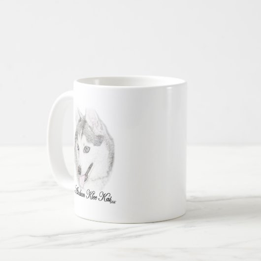 Alaskan Klee Kai Koffiemok (Voorkant links)