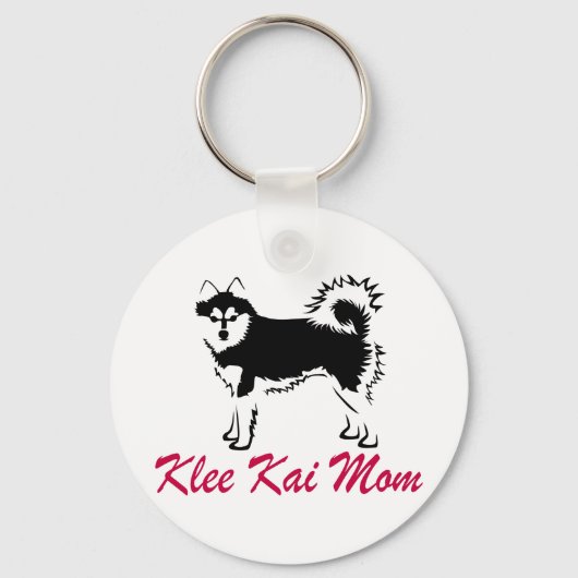 Alaskan Klee Kai Mam Sleutelhanger (Voorkant)