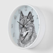 Alaskan Klee Kai Painting - Cute Original Dog Art (Hoek)