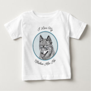 Alaskan Klee Kai Painting - Cute Original Dog Art