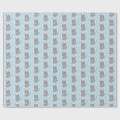 Alaskan Klee Kai Painting - Cute Original Dog Art Cadeaupapier (Vlak)