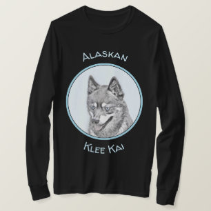 Alaskan Klee Kai Painting - Cute Original Dog Art T-shirt