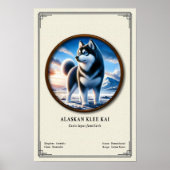 Alaskan Klee Kai Zoölogie Serie Poster (Voorkant)
