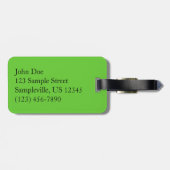 Alaskan Landscape Beauful Alaska-fotografie Bagagelabel (Achterkant horizontaal)