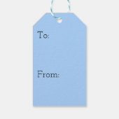 Alaskan Landscape Beauful Alaska-fotografie Cadeaulabel (Achterkant)