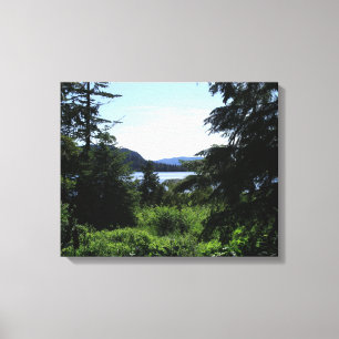 Alaskan Landscape Beauful Alaska-fotografie Canvas Afdruk