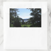 Alaskan Landscape Beauful Alaska-fotografie Rechthoekige Sticker (Tas)