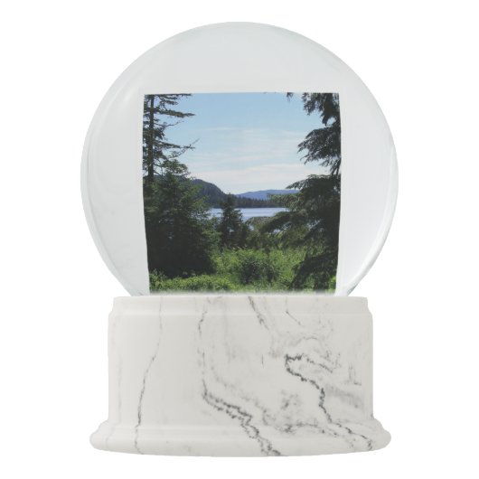 Alaskan Landscape Beauful Alaska-fotografie Sneeuwbol (Voorkant)