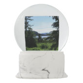 Alaskan Landscape Beauful Alaska-fotografie Sneeuwbol (Achterkant)