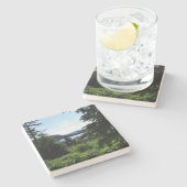 Alaskan Landscape Beauful Alaska-fotografie Stenen Onderzetter (Zijkant)