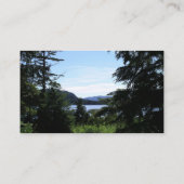 Alaskan Landscape Beauful Alaska-fotografie Visitekaartje (Achterkant)