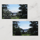 Alaskan Landscape Beauful Alaska-fotografie Visitekaartje (Voorkant / Achterkant)