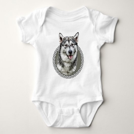 Alaskan Malamute 001 Romper (Voorkant)